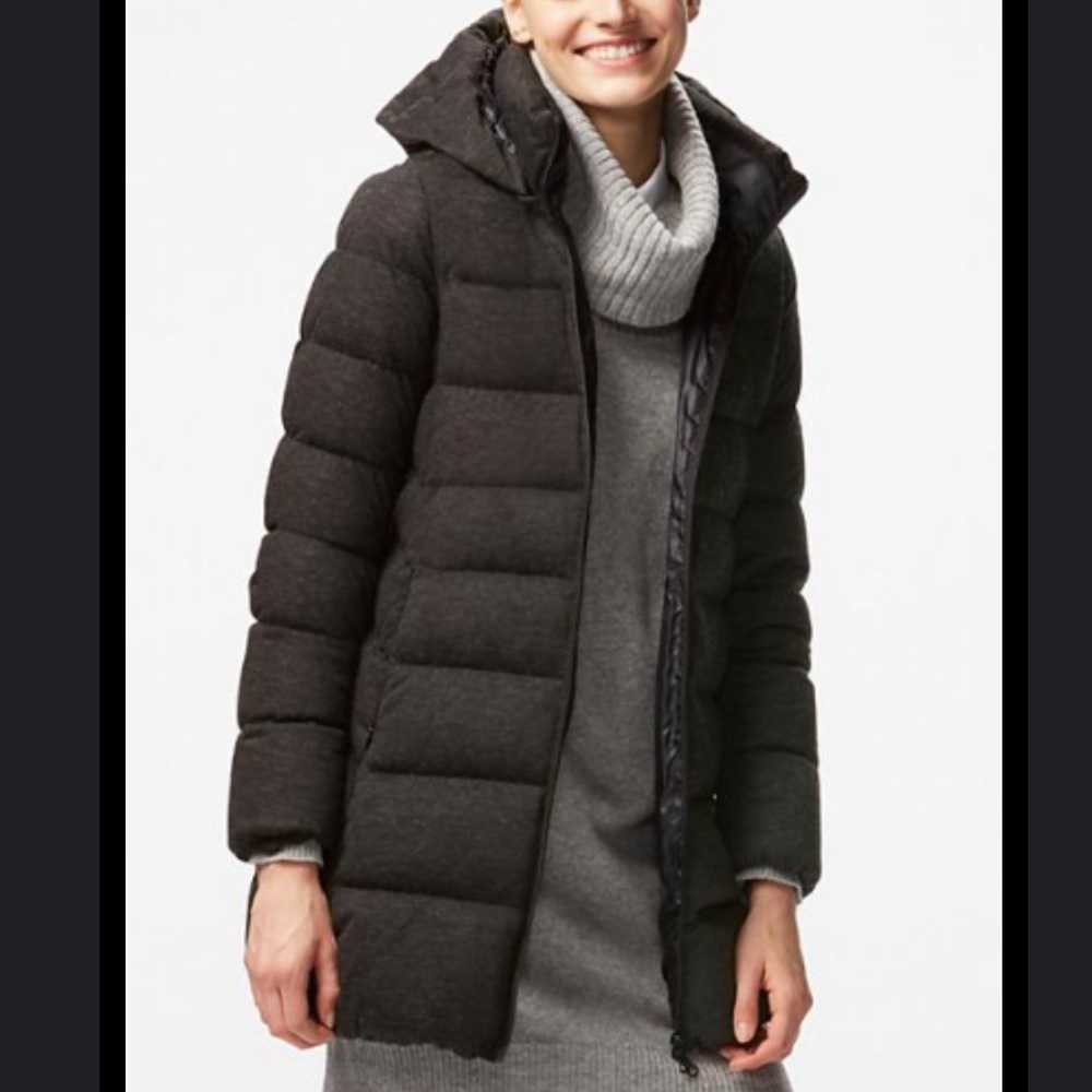 Uniqlo Wool Down Quilted Long Coat Medium